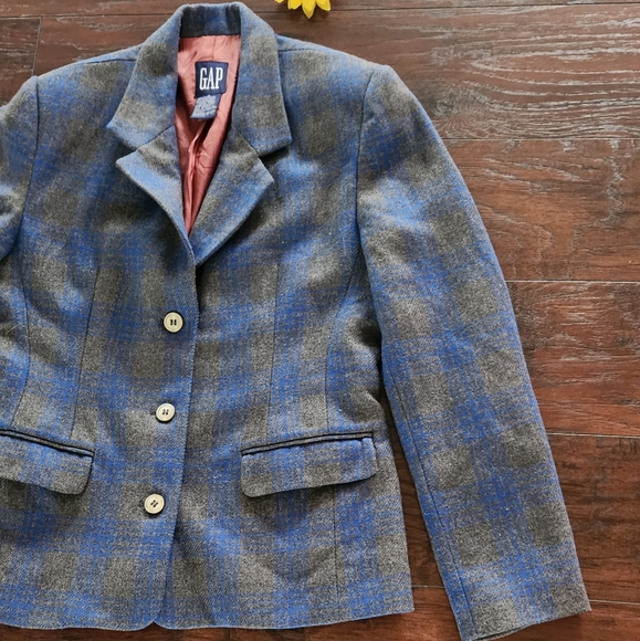 GAP WOOL BLAZER 💜 - Picture 3 of 7